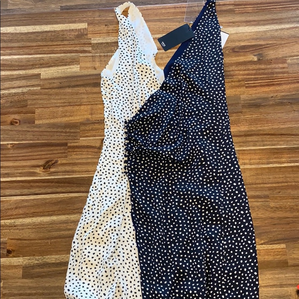 NWOT Women’s Asymmetrical MNG by Mango Dress